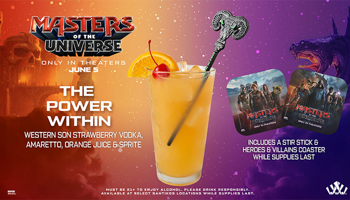 Masters of the Universe The Power Within themed cocktail