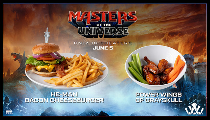 Masters of the Universe He-Man Bacon Cheeseburger and Power Wings of Grayskull