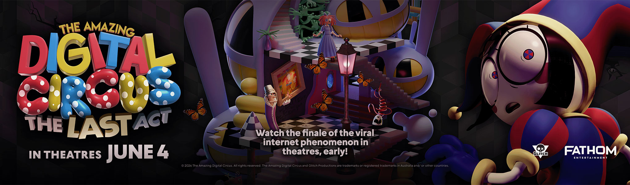 Movie Showtimes for The Amazing Digital Circus: The Last Act at Santikos