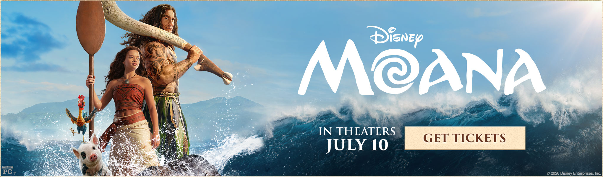 Movie Showtimes for Moana at Santikos!